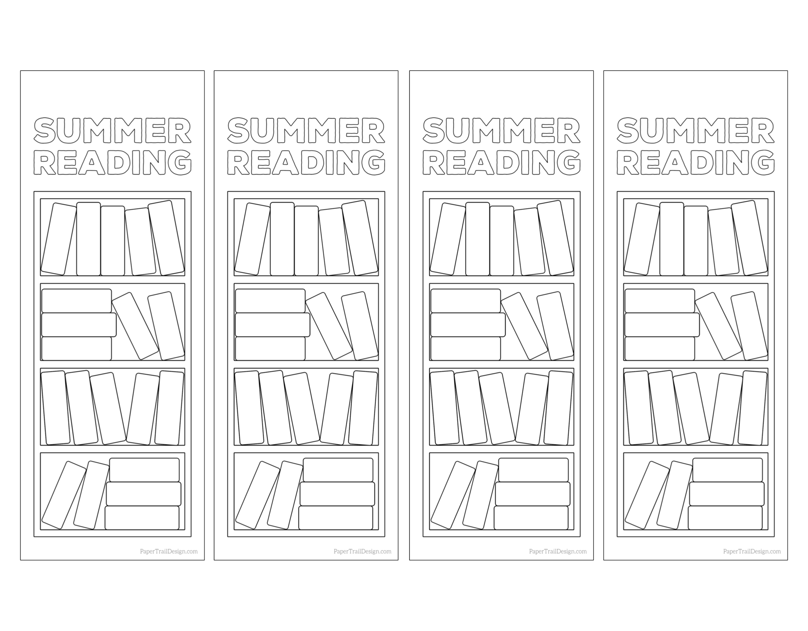 Book Tracker Bookmark Printable Printable Word Searches