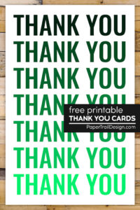 Thank you card template with text overlay- free printable thank you cards