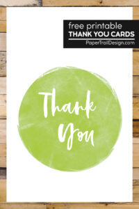 DIY thank you cards with text overlay- free printable thank you cards