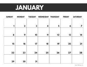 January 2023 big happy planner calendar free printable