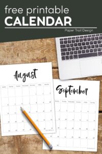 August 2024 calendar printable and September 2024 calendar printable with text overlay- free printable calendar