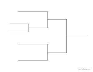 5 team single elimination bracket template to print for free