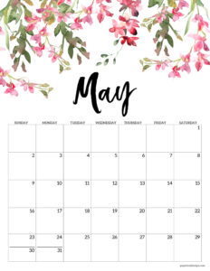 May 2027 calendar printable