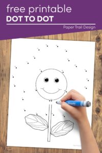 Dot to dot worksheet with text overlay- free printable dot to dot