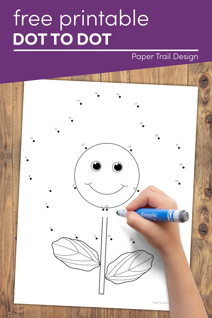 Dot to Dot Printable - Paper Trail Design