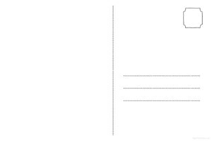 4x6 postcard template free printable