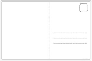 4x6 free postcard template
