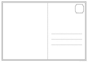 5x7 free postcard template