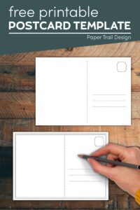 Free postcard templates with text overlay- free printable postcard template