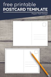 Postcard design template with text overlay- free printable postcard template