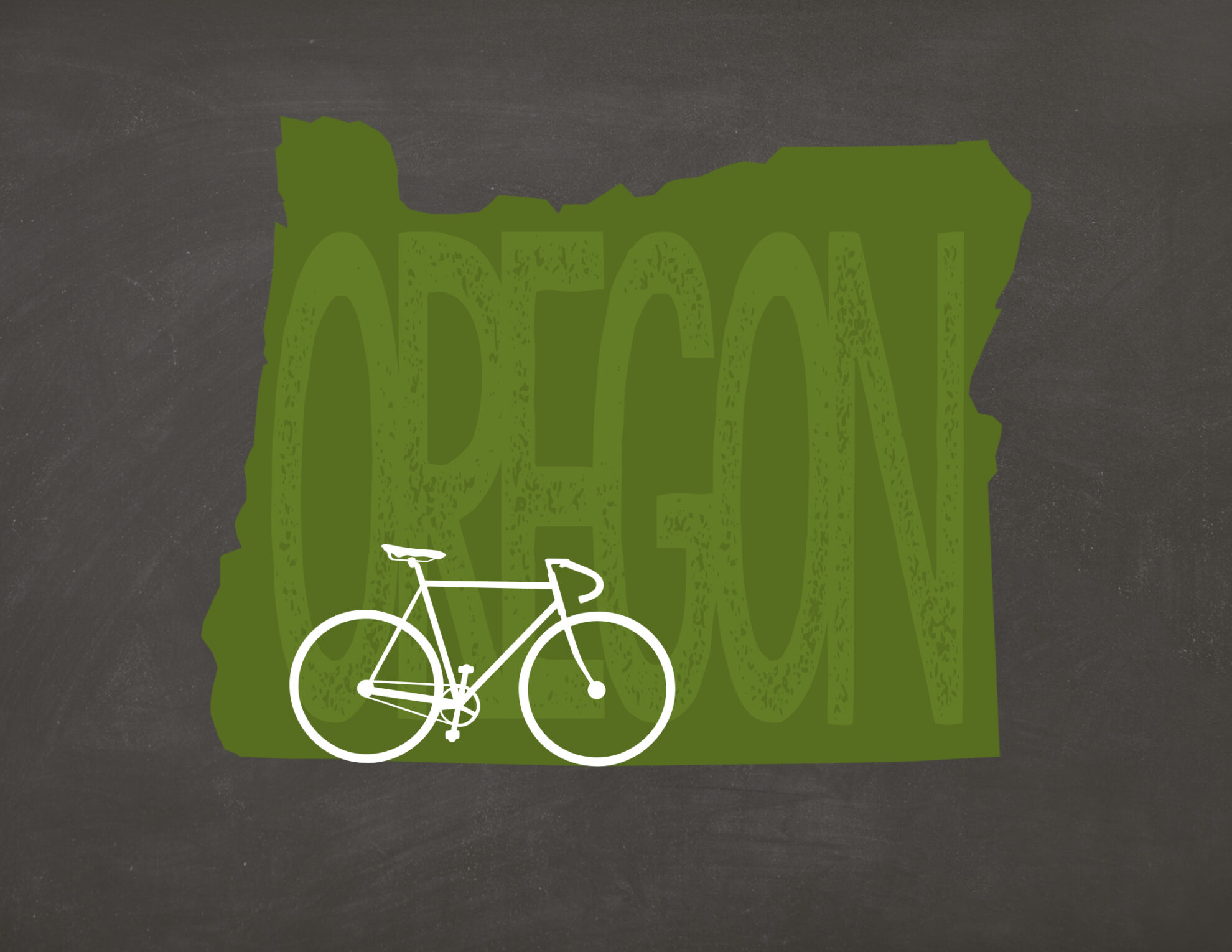 Oregon Bicycle Print: Free printable Oregon posters. Print and hang on your wall! Print with the bike or just plain.