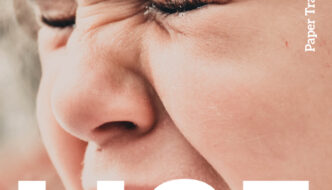 Little girl crying with text overlay- what I did when my daughter got lice