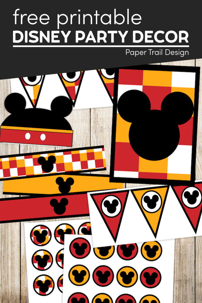 Five Mickey Mouse Free Printables - Paper Trail Design