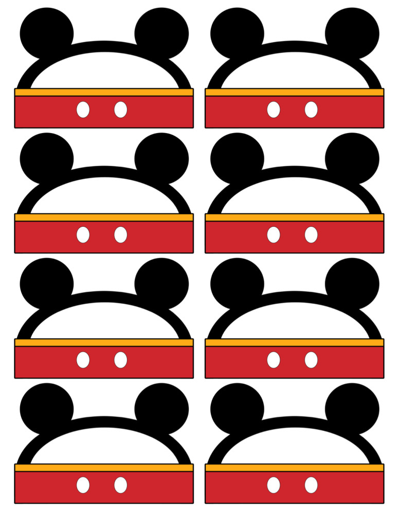 Mickey Mouse Labels Free Printable - Paper Trail Design