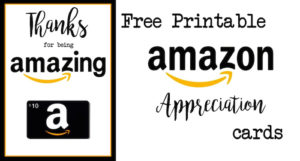 Free Printable Amazon Teacher Appreciation Card . Give your child's teacher something they actually want!