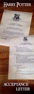 Harry Potter Hogwarts Acceptance Letter - Paper Trail Design