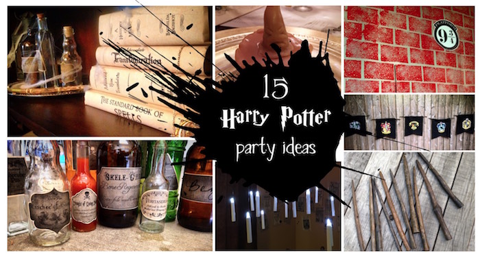 Harry Potter party ideas for easy decor. Throw an amazing Harry Potter birthday party like you are a Wizard from Hogwarts.