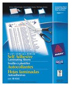 avery-self-adhesive-laminating-sheets