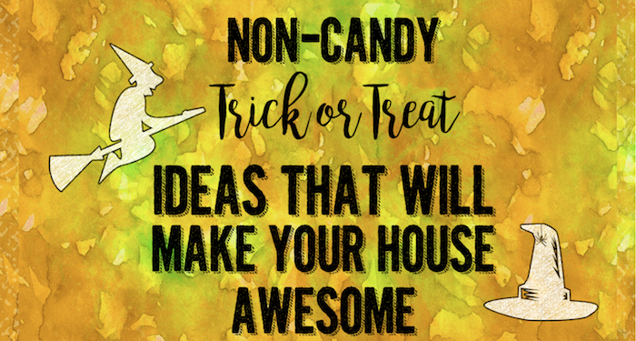 Non-Candy Halloween Trick or Treat Ideas {Halloween Candy Alternatives}. Great ideas for what to give to trick or treaters besides candy.