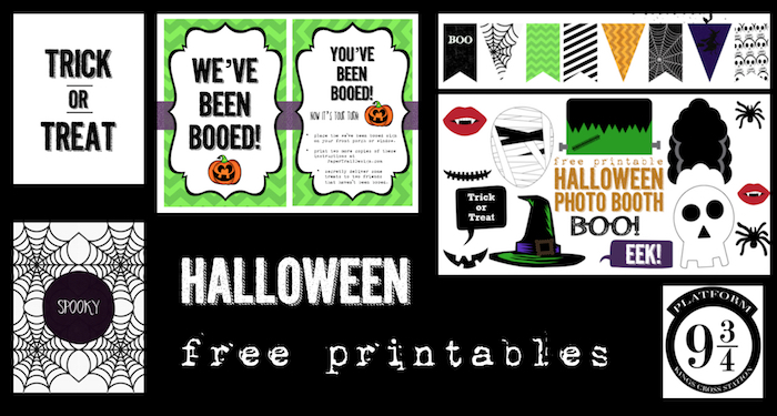 12 Halloween free printables for your Halloween decor. Have fun decorating this Halloween season with different Halloween banner, photo booth, art prints, and more.