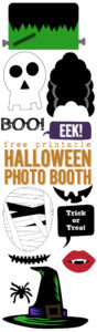 Free Printable Halloween Photo Booth - Paper Trail Design