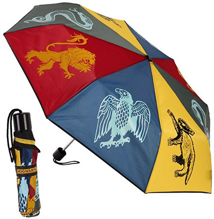 Harry Potter Hogwarts Houses Umbrella is one of the best Harry Potter gifts