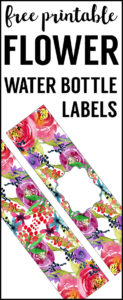 Spring Water Bottle Labels Free Printable - Paper Trail Design