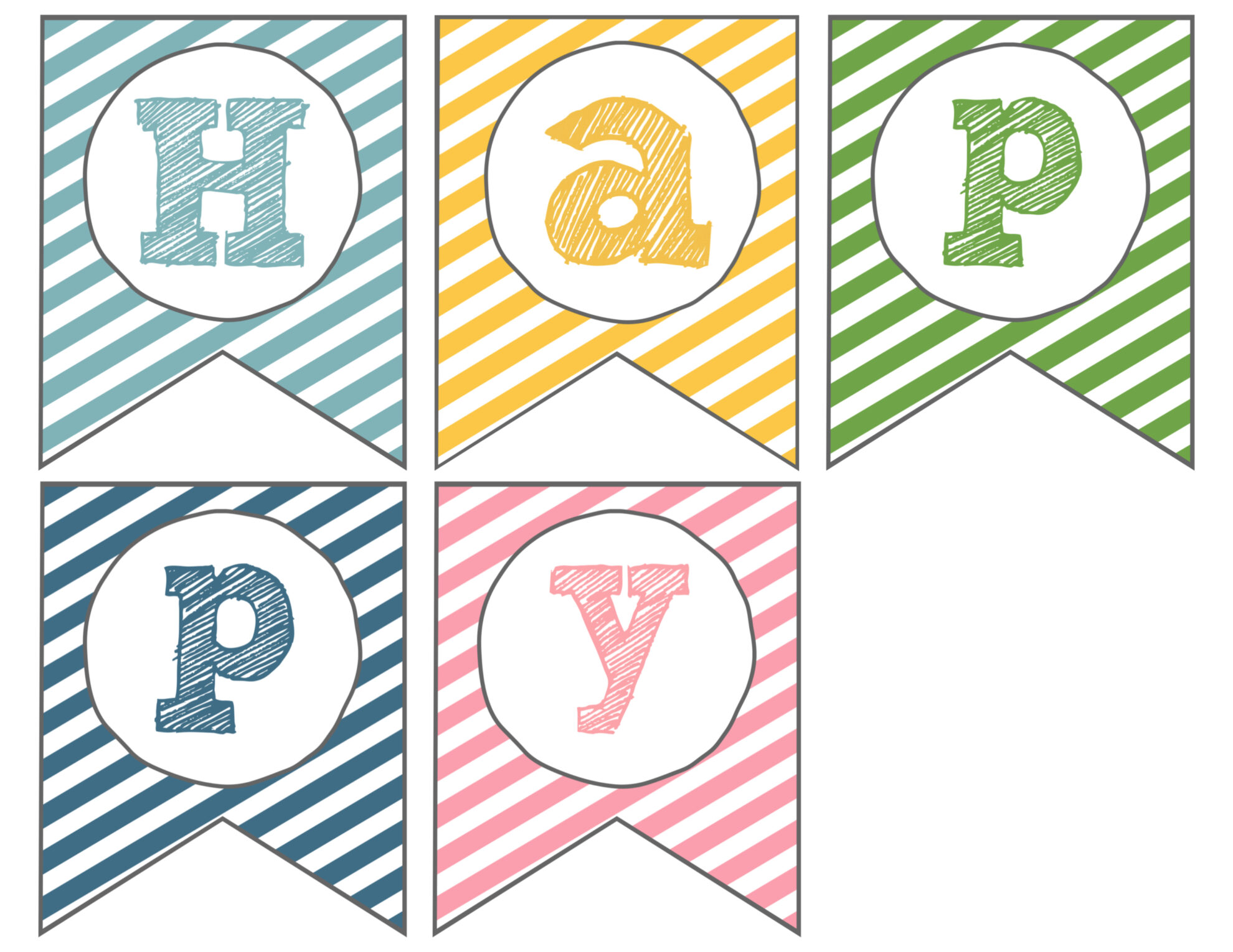 Easter Banner  Free  Printable  Happy Easter Paper Trail 