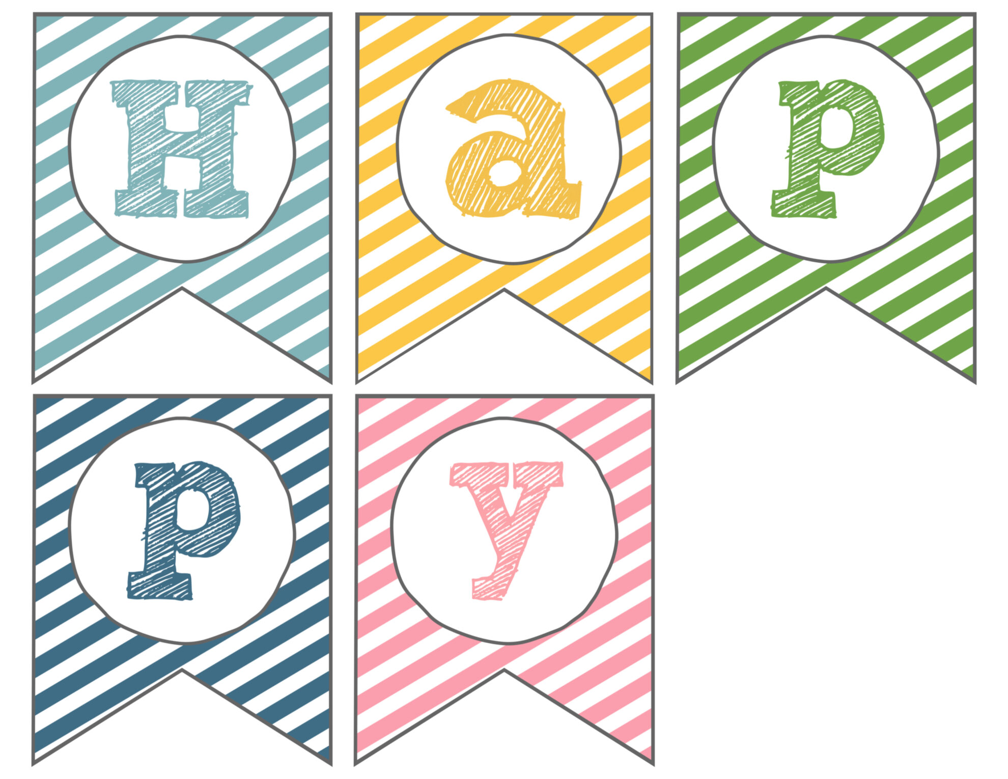 Easter Banner Free Printable Happy Easter Paper Trail Design
