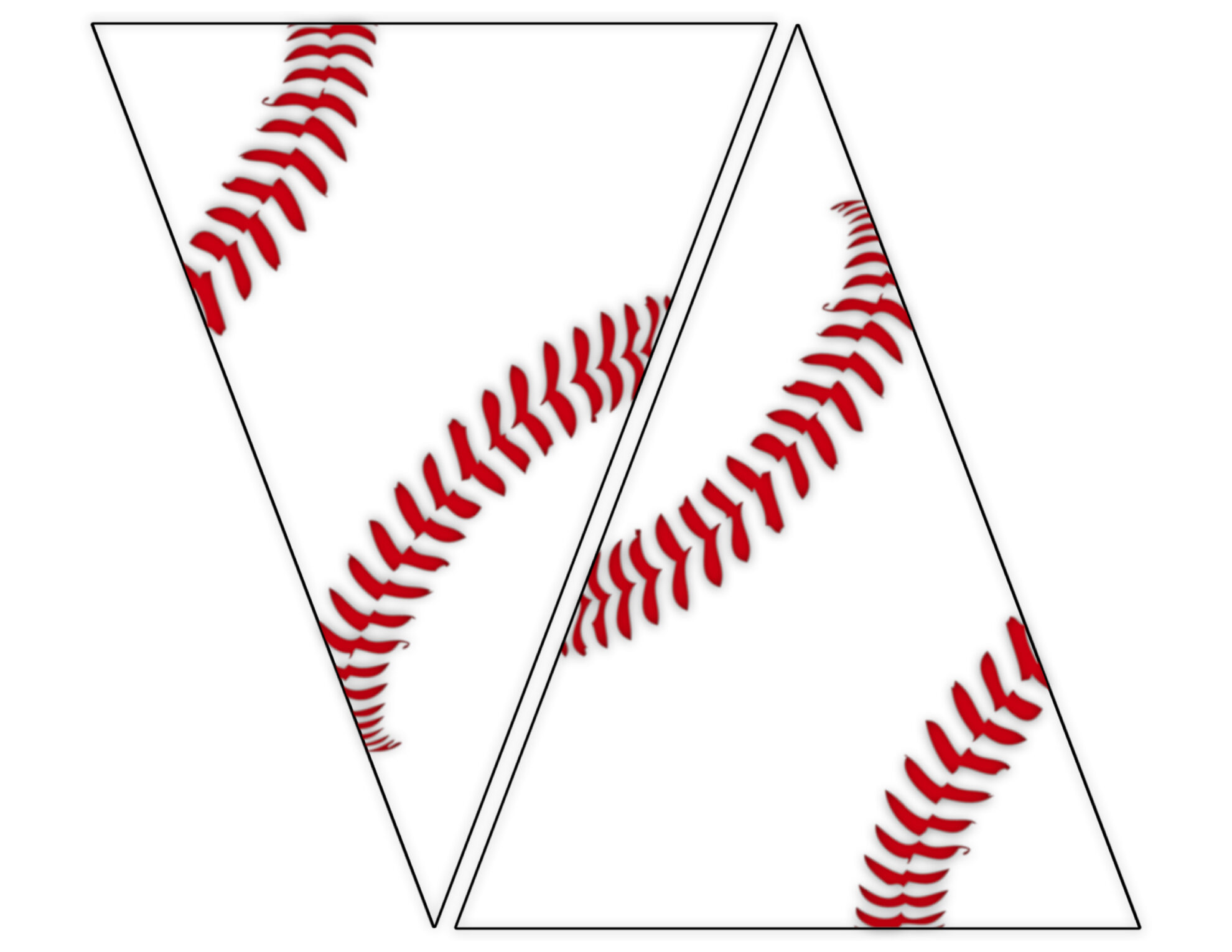 Baseball Pennant Template