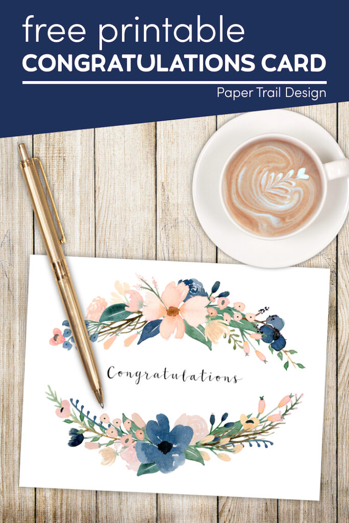 Congratulations Card Printable {free printable greeting cards} - Paper ...