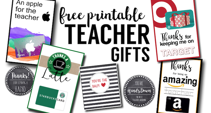 Free Printable Teacher Thank You Cards Ideas. DIY cheap and easy teacher appreciation gifts. Good teacher gift ideas, coach gift ideas, and thank you cards. 