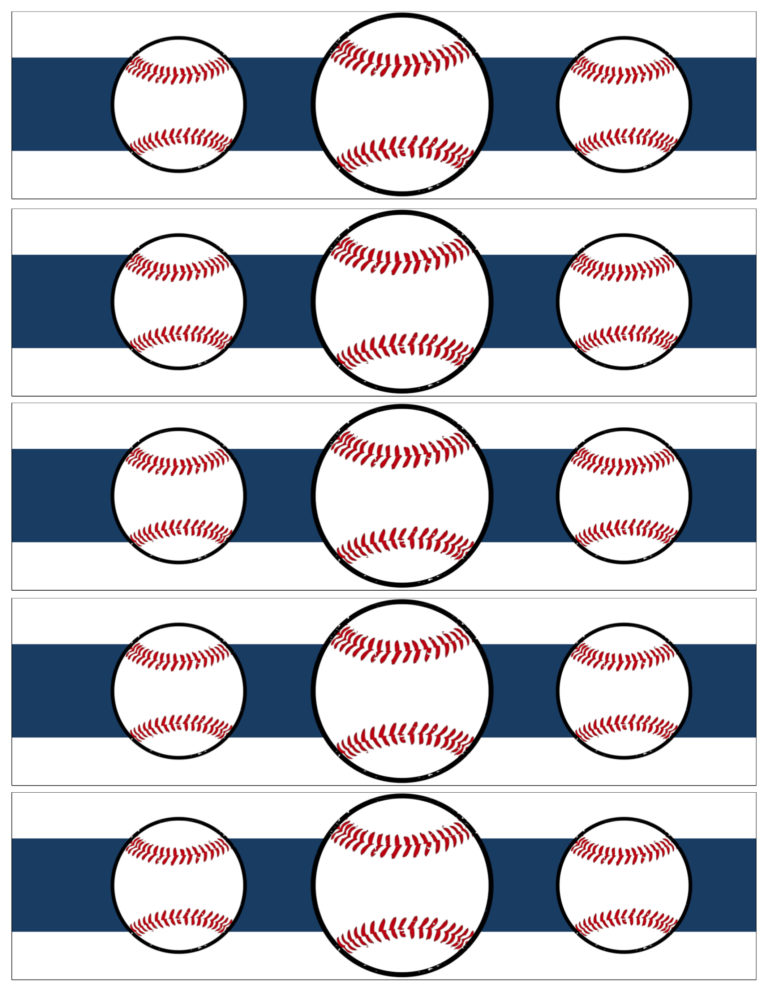 Baseball Printable Paper