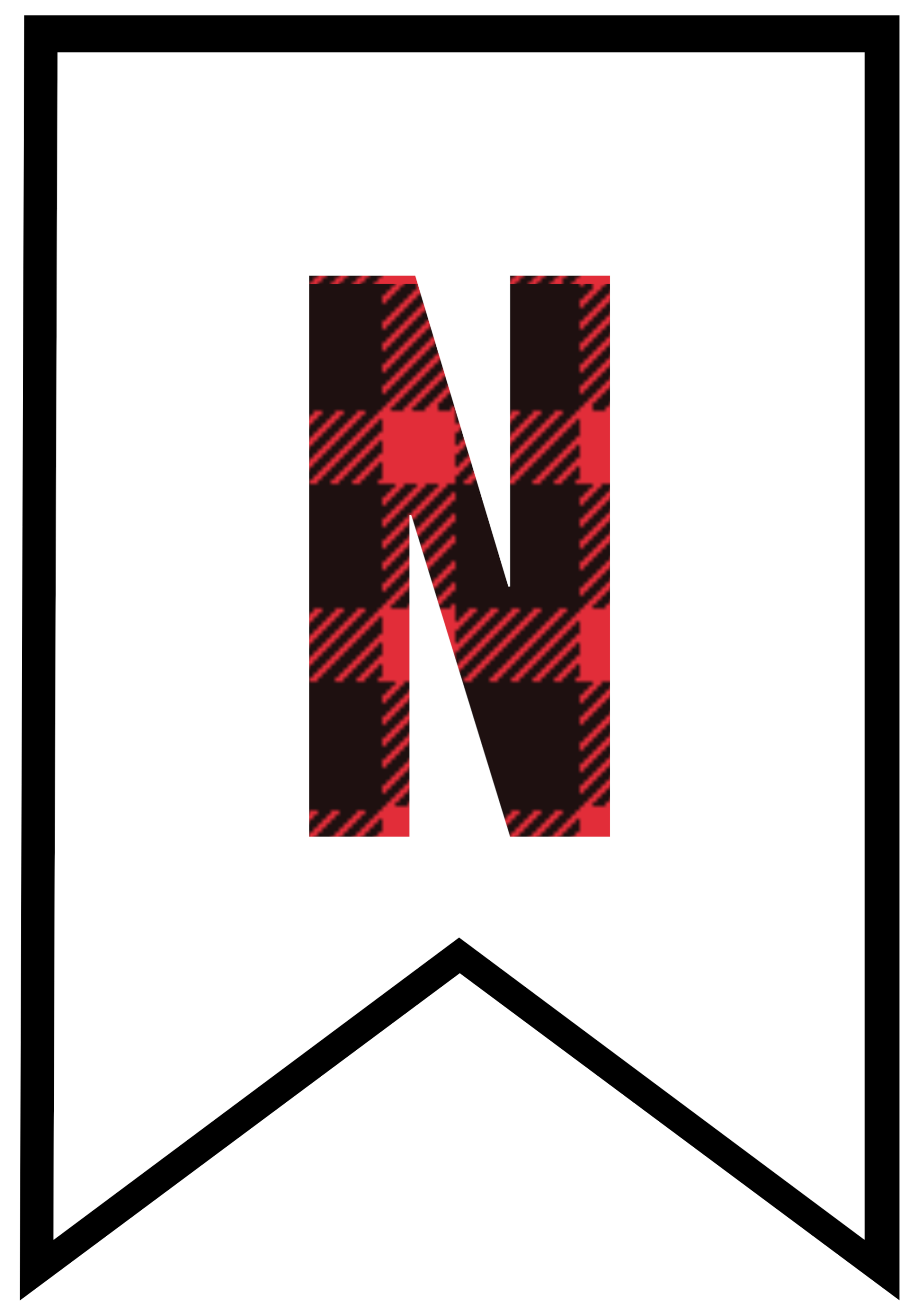 buffalo-plaid-free-printable-banner-letters-paper-trail-design