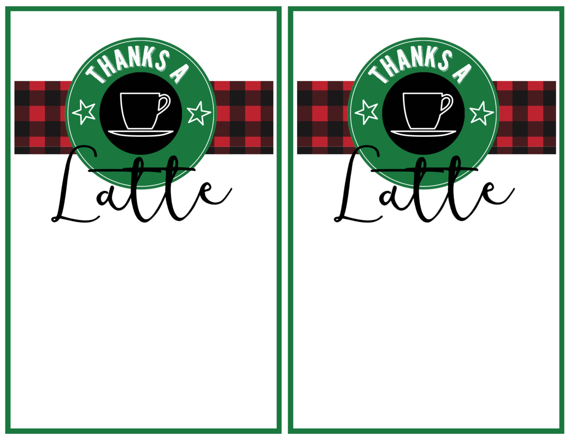 Easy Teacher Christmas Gift Idea Starbucks Gift Card - Paper Regarding Thanks A Latte Card Template