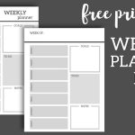 monthly planner template printable planner pages paper