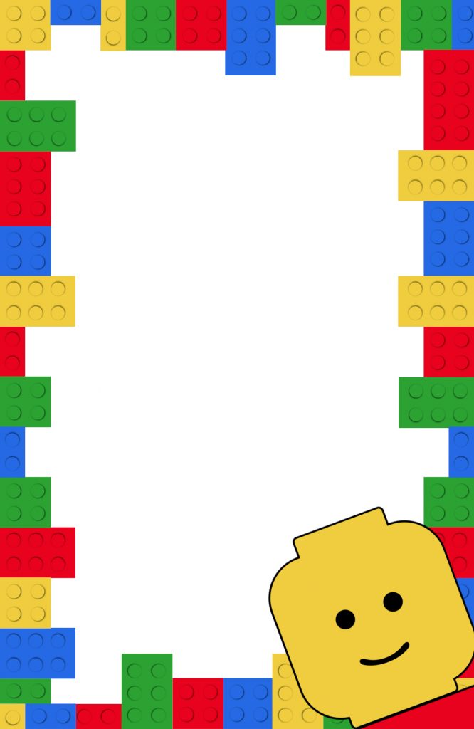 Free Printable Lego Birthday Party Invitation Template - Paper Trail Design