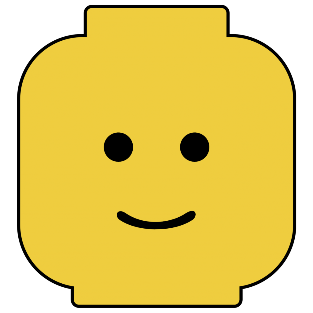 Pin the Head on the Lego Man Party Game Free Printable Paper Trail Design
