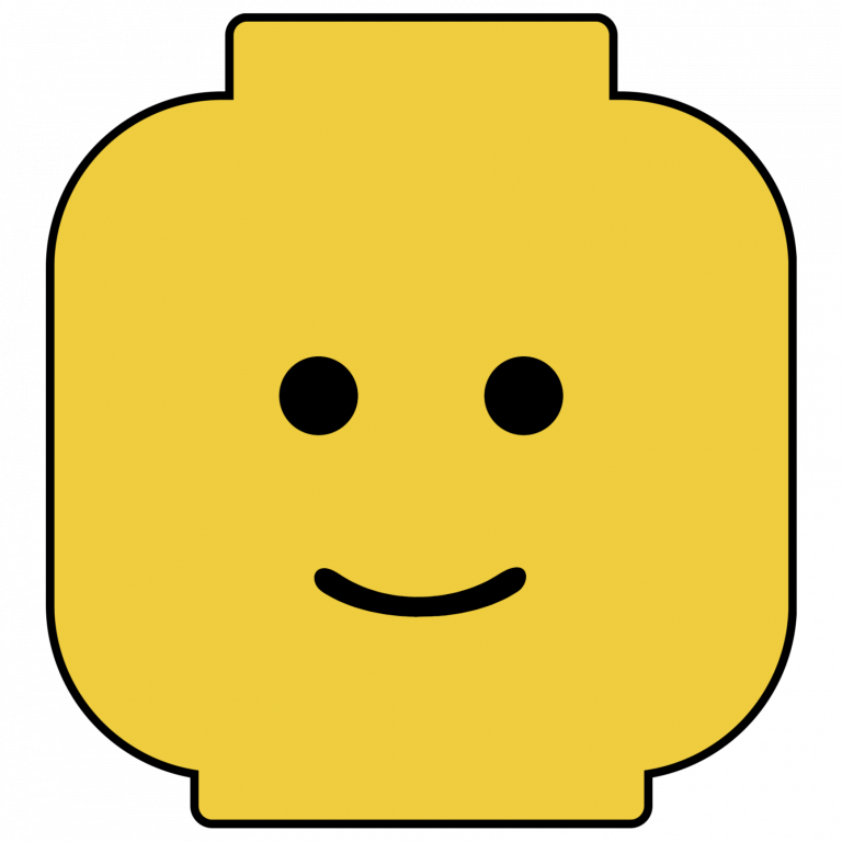Pin the Head on the Lego Man Party Game Free Printable - Paper Trail Design