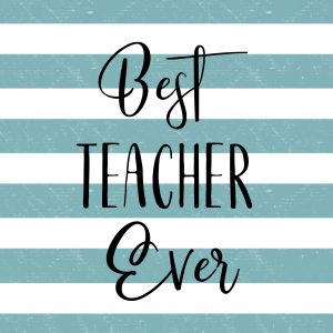 Best Teacher Ever Card Free Printables. Gift Tags for teacher appreciation gifts. Teacher gift ideas for the end of the year. #papertraildesign #freeprintables #teacherappreciationideas #teachergift