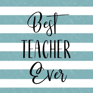 Teacher Appreciation  Card - Paper Trail Design