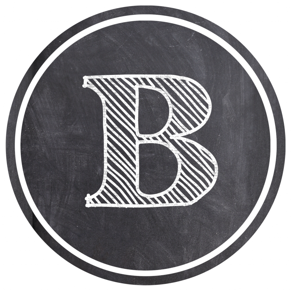 Chalkboard Banner Letters Free Printable Alphabet - Paper Trail Design