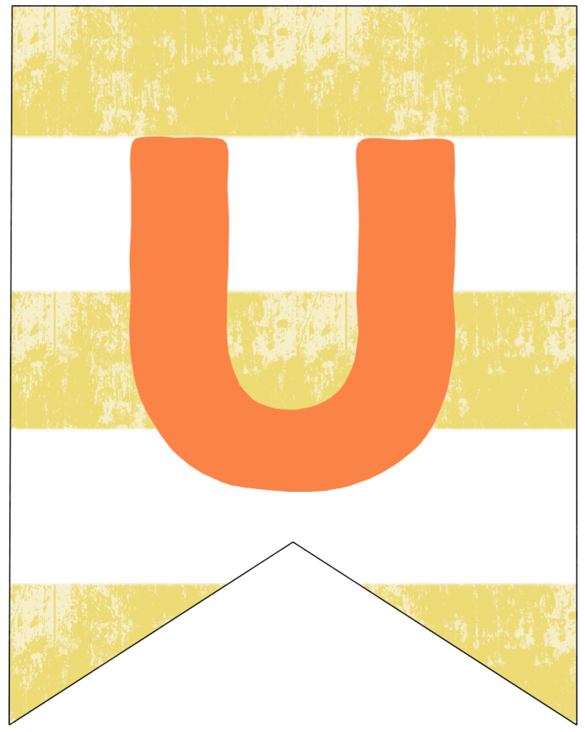 Free Printable Summer Banner Flags - Paper Trail Design
