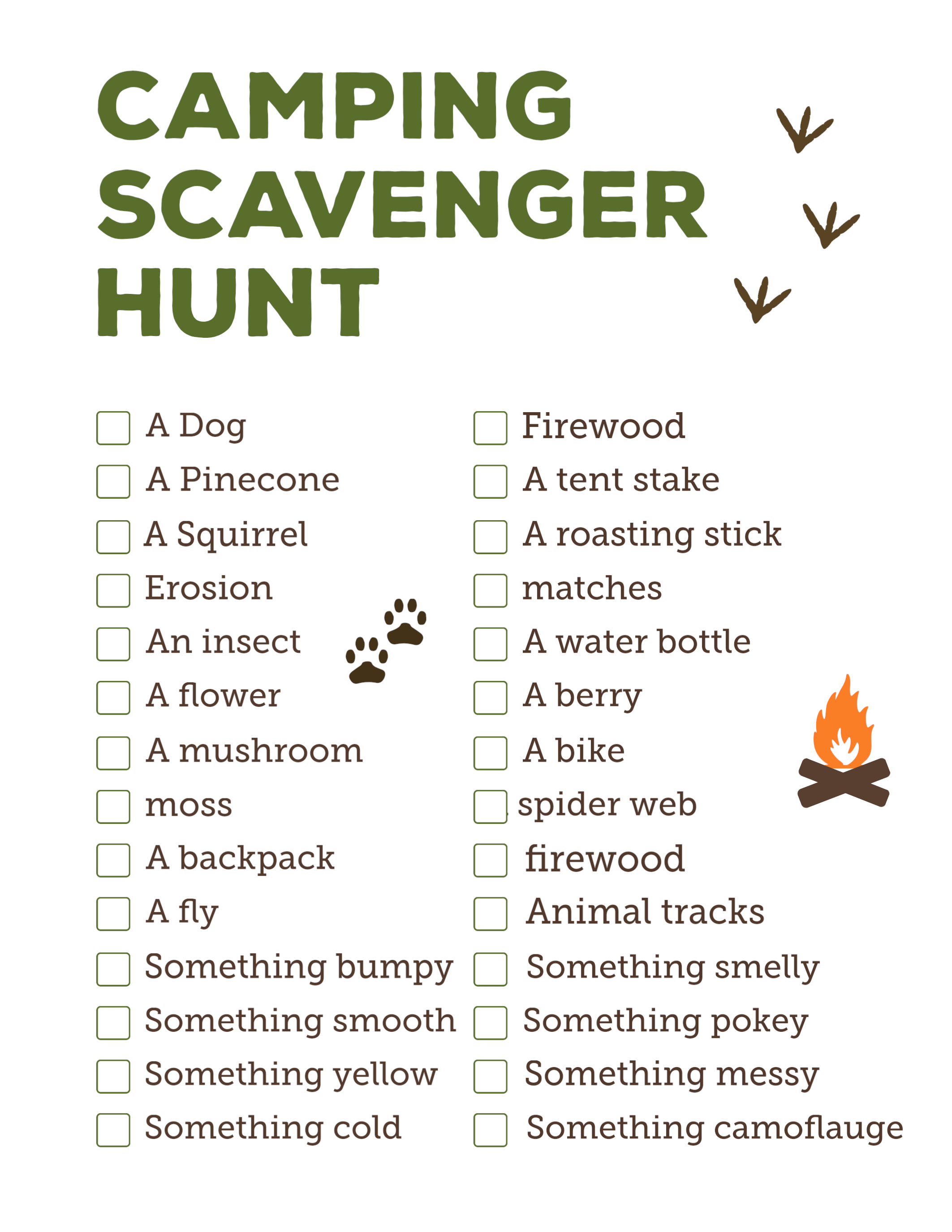 hiking-bingo