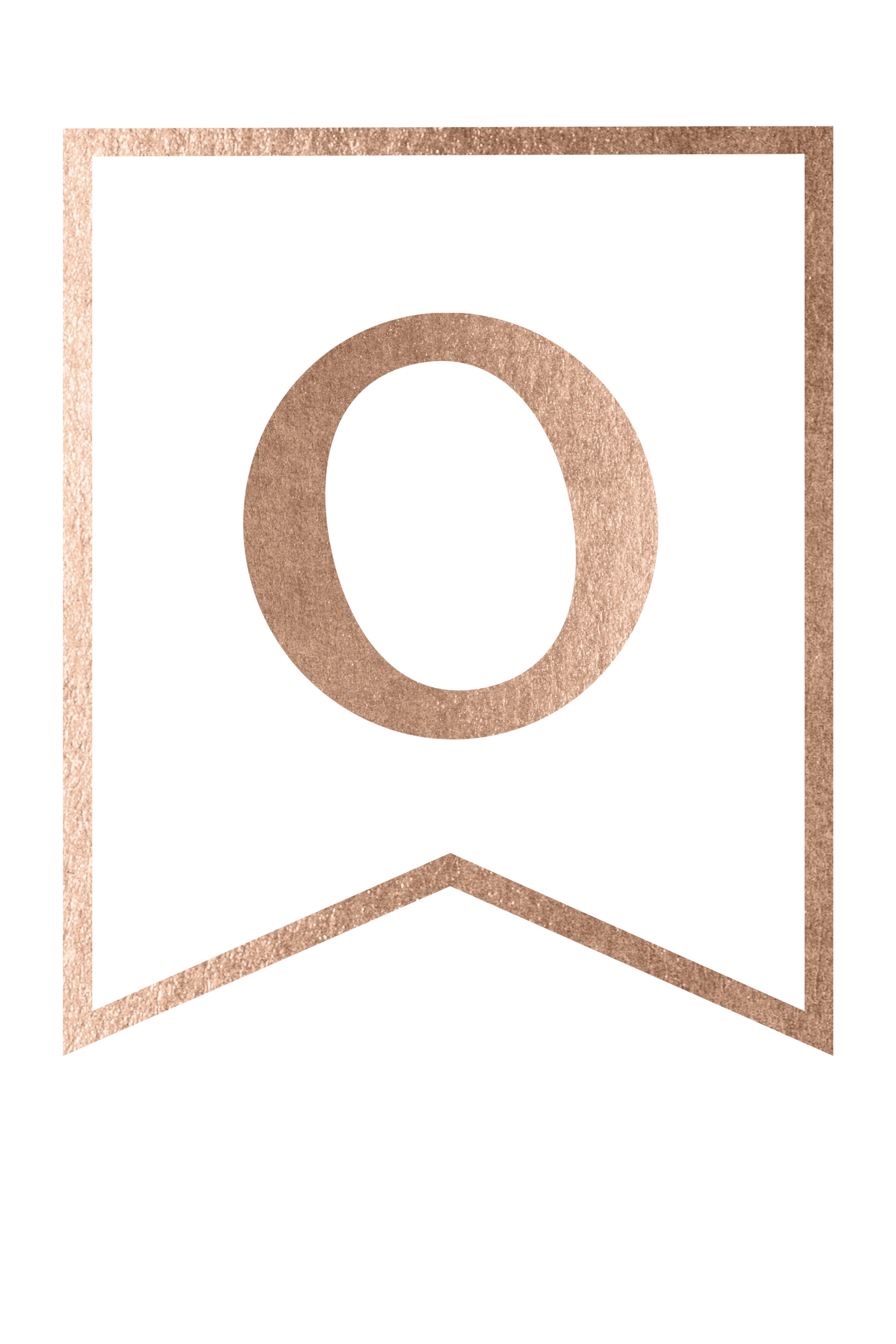 Trail Template Printable Paper Rose Gold Design Free - Banner - Rose Paper Banner Gold Trail Printable Design Free Template