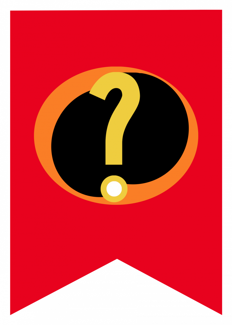 Incredibles Theme Party Banner Free Printable - Paper Trail Design
