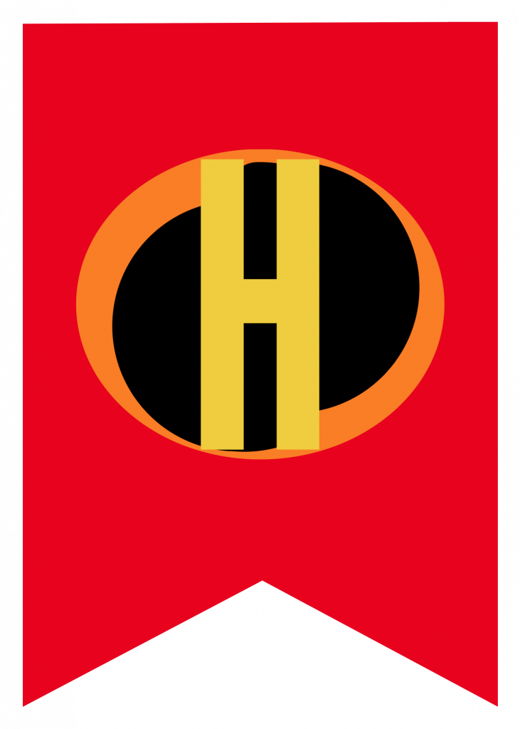 Incredibles Theme Party Banner Free Printable - Paper Trail Design