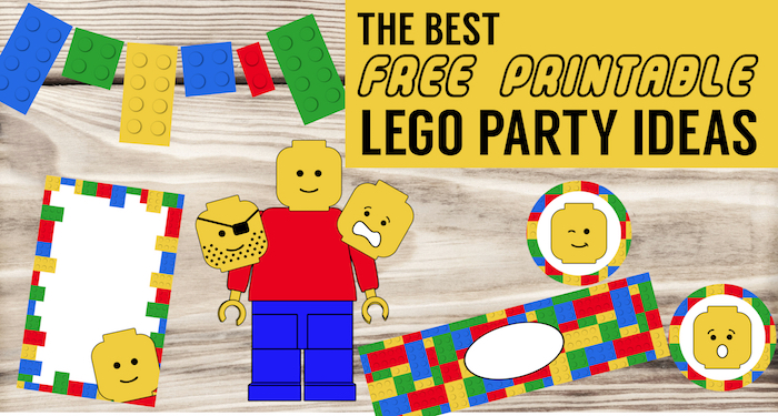 Best Lego Birthday Party Ideas {Free Printables}. Lego decorations, games, and activities for a kids birthday party. Boy birthday or girl birthday. #papertraildesign #lego #legoparty #legodecor