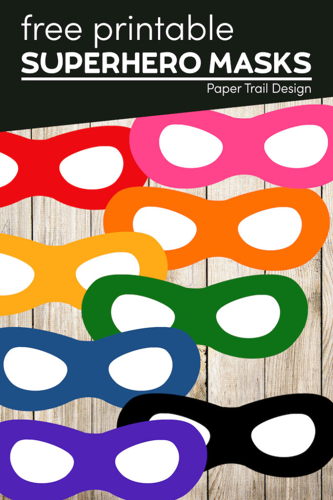 Incredibles Free Printable Superhero Masks - Paper Trail Design