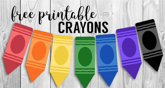 Free Printable Back to School Banner Crayons. Crayons for bulletin board decorations or a crayon banner for a birthday party.. #papertraildesign #backtoschool #classroom #classroomdecor